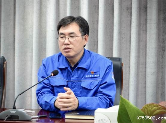 公司党委副书记张永杰表态发言